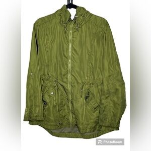 Angvns Hoodie Green Outdoor Jacket Sz Large